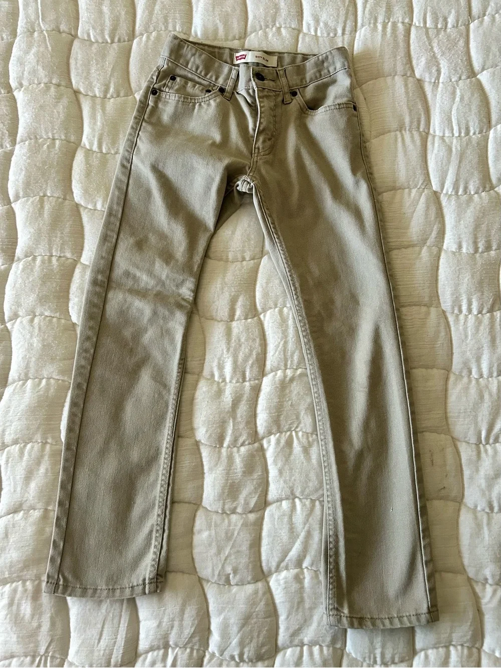 Levi's Straight-Leg Jeans in Olive
